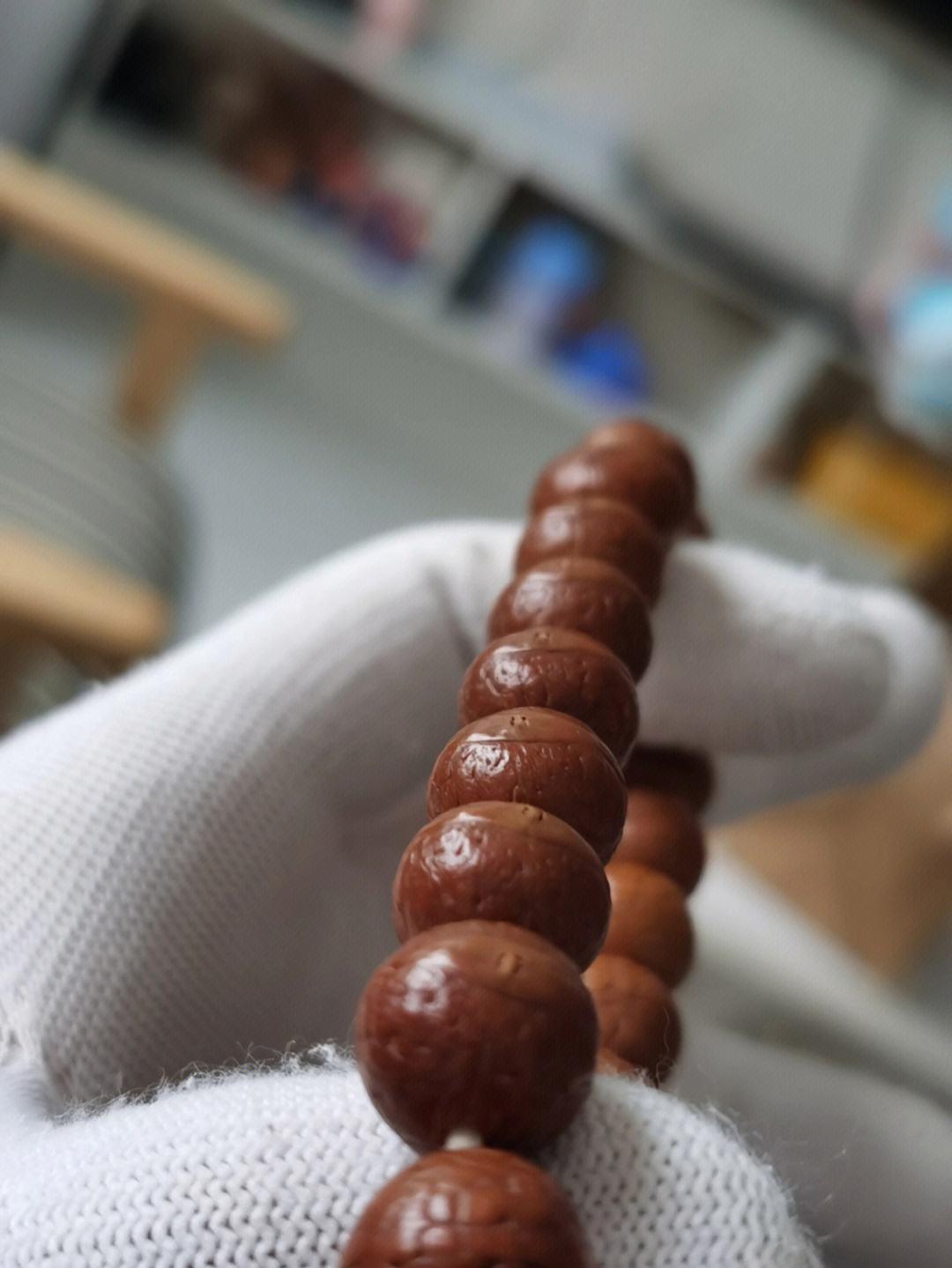 0.8凤眼菩提盘黑了怎么补救,10.5的凤眼实心菩提怎么盘