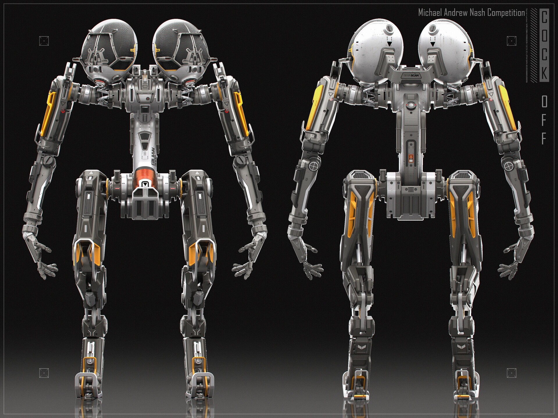 COOL!令人叹为观止的精密机甲穿戴设备｜设计师mikenash作品欣赏