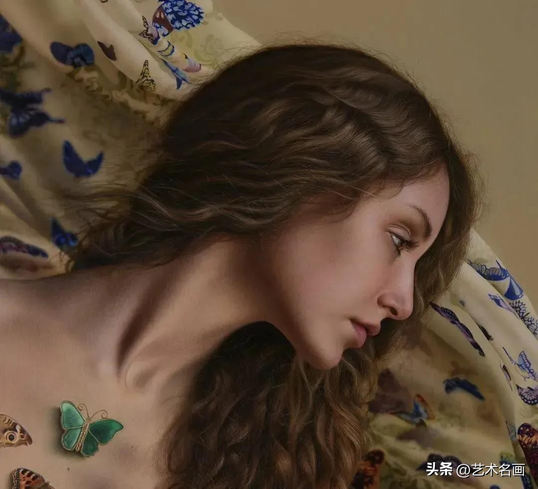 写实派世界人物油画名画,马可格拉西超写实油画