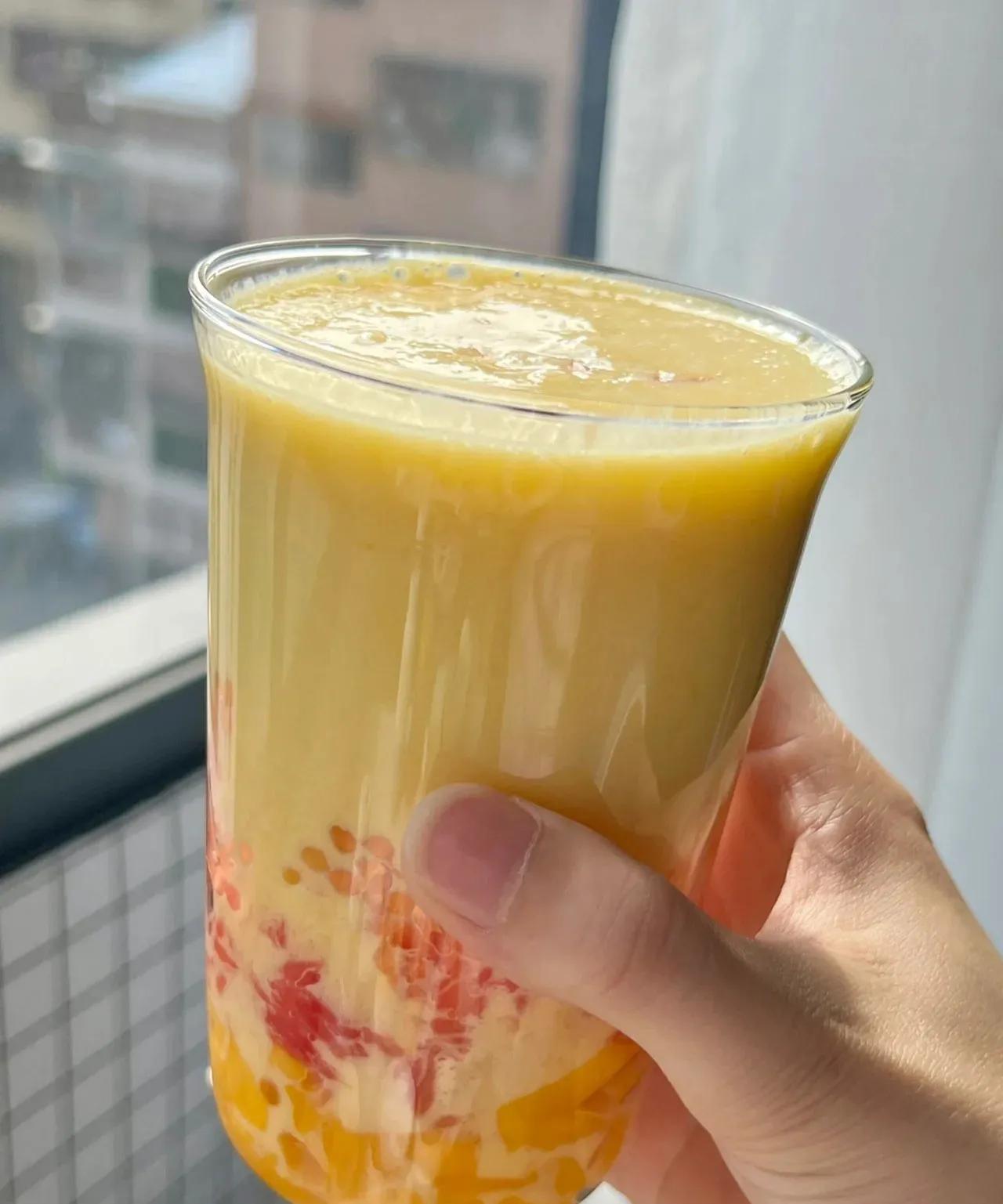 自制杨枝甘露不甜,自制热的杨枝甘露