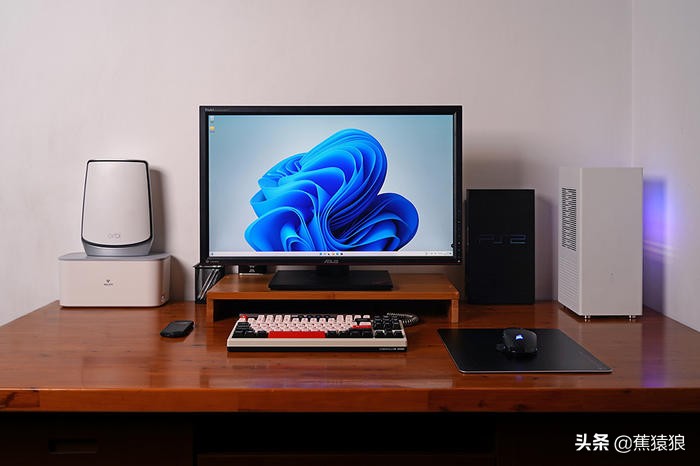 12600K+STRIXB660-I+RTX3060，AKLLAA5立式ITX机箱装机展示