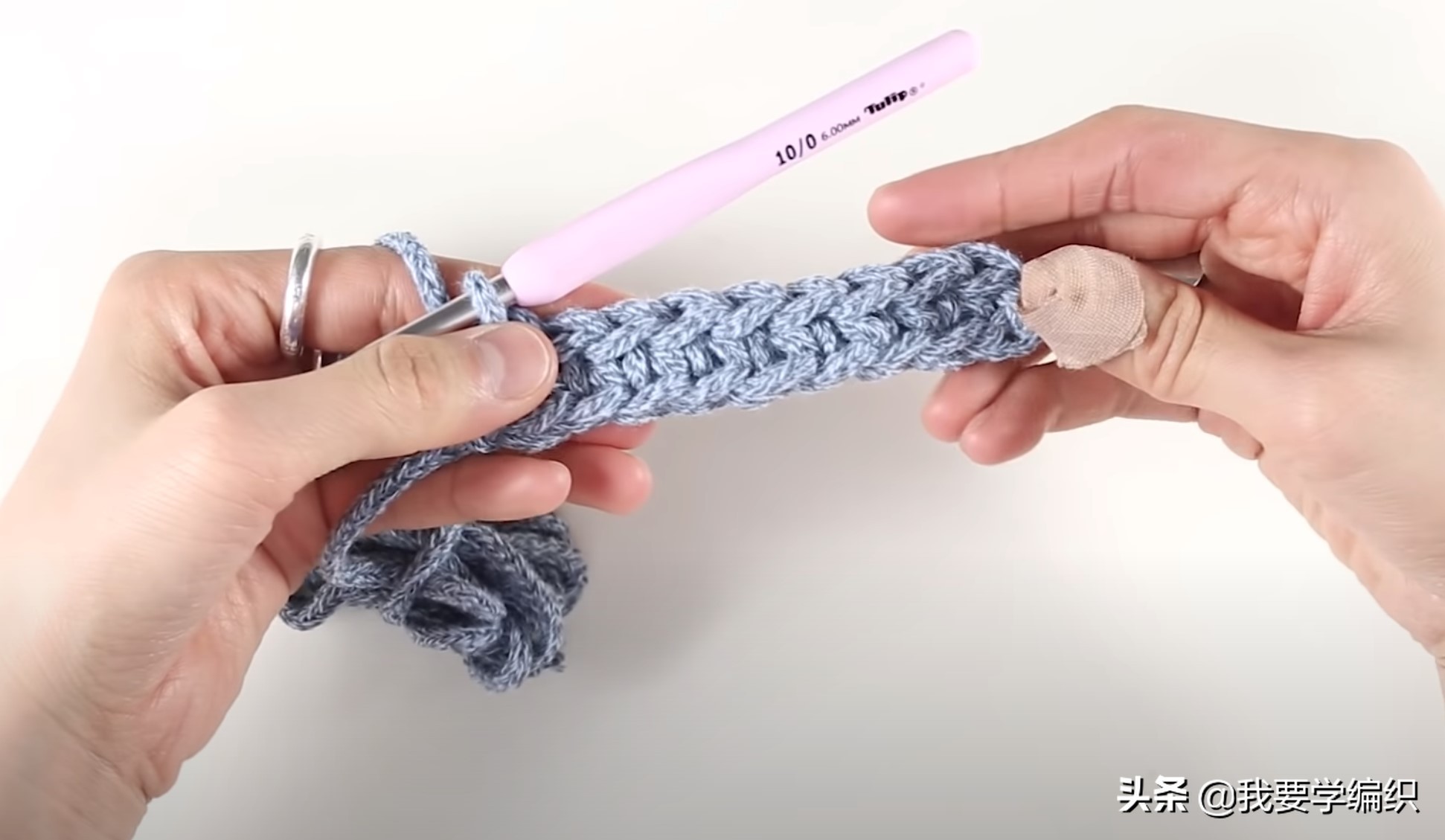 新手入门学钩小包,新手学钩包包视频教程