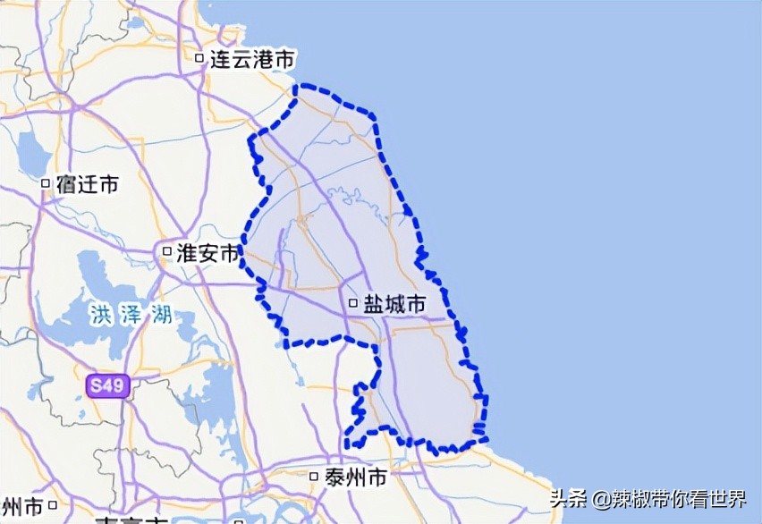 盐城最大的海边城市,盐城海岸线为何一直延伸