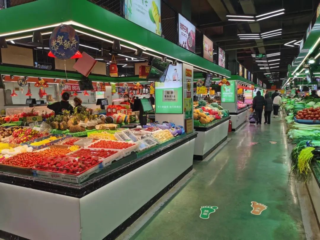 同城热门新型智慧农贸市场,智慧农贸市场高颜值科技范儿