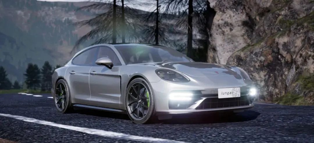 保时捷panamera改taycan前脸,保时捷panamera改装宽胎