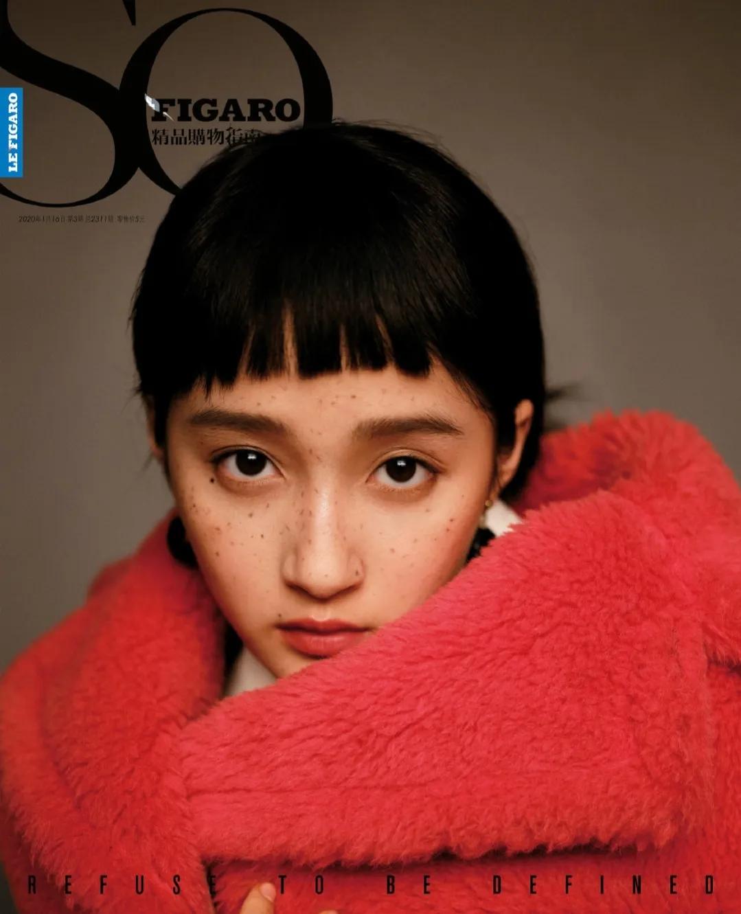 关晓彤刘海撩上去贴头皮造型,关晓彤有刘海也没刘海