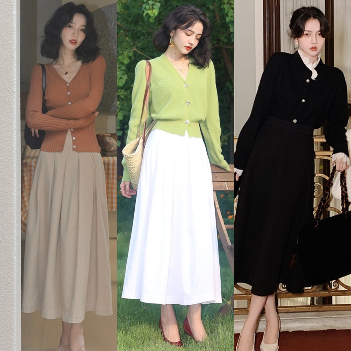 遮肚子显瘦裙子高档30岁,30岁穿裙子的穿搭