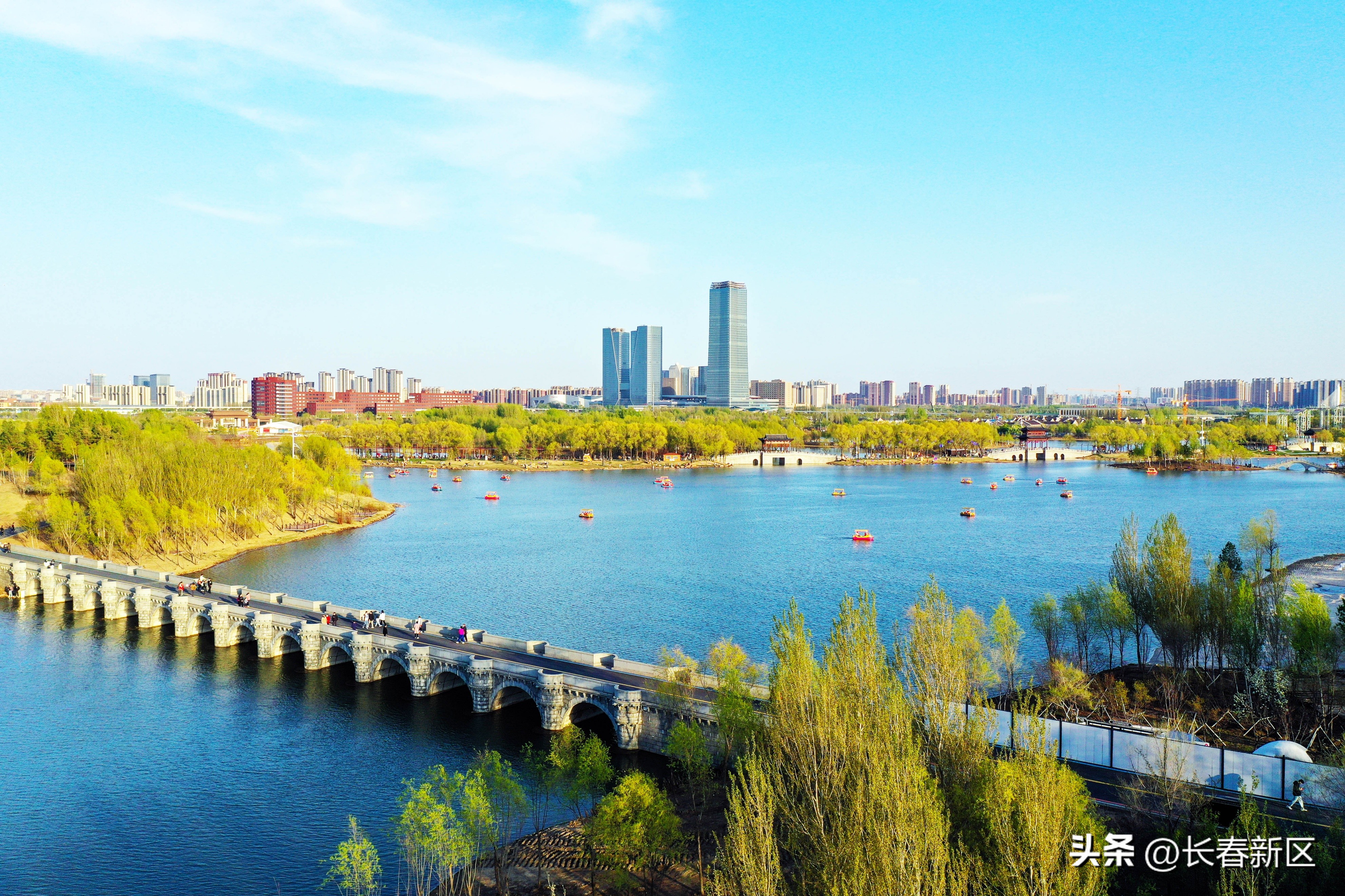 诗意北湖畅游四季20余家旅行社到长春新区踏线采风