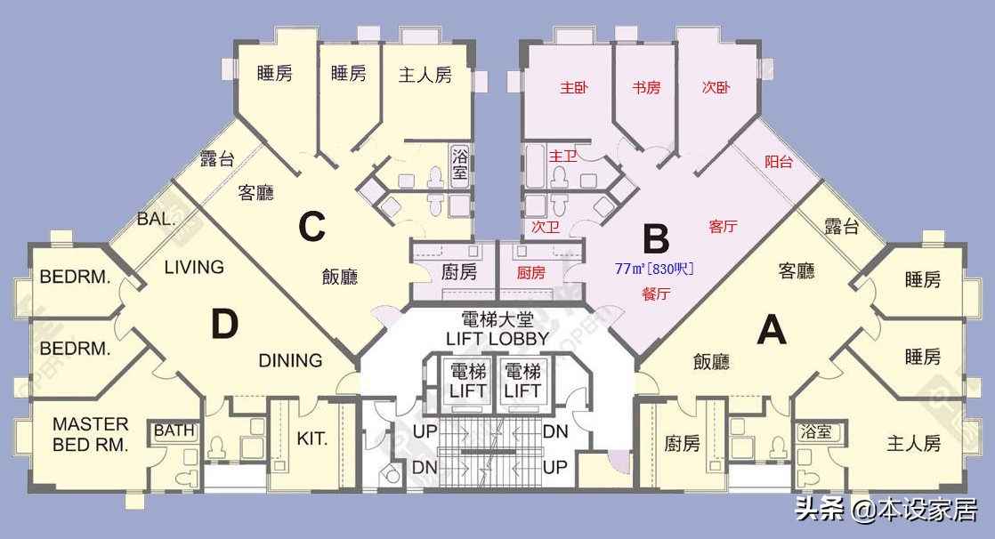 香港不愧是装修界领头羊：看完这套77㎡小宅被彻底治愈了，超温馨