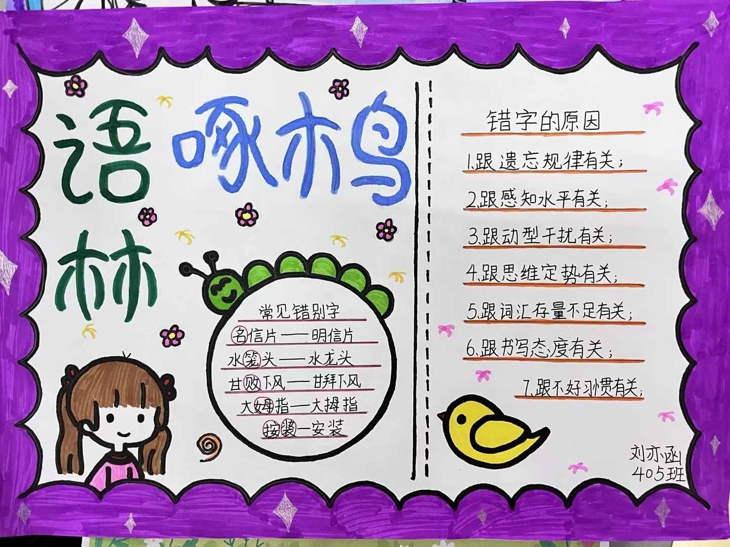 语林啄木鸟，纠错在行动——联和吴汉小学开展规范汉字系列活动