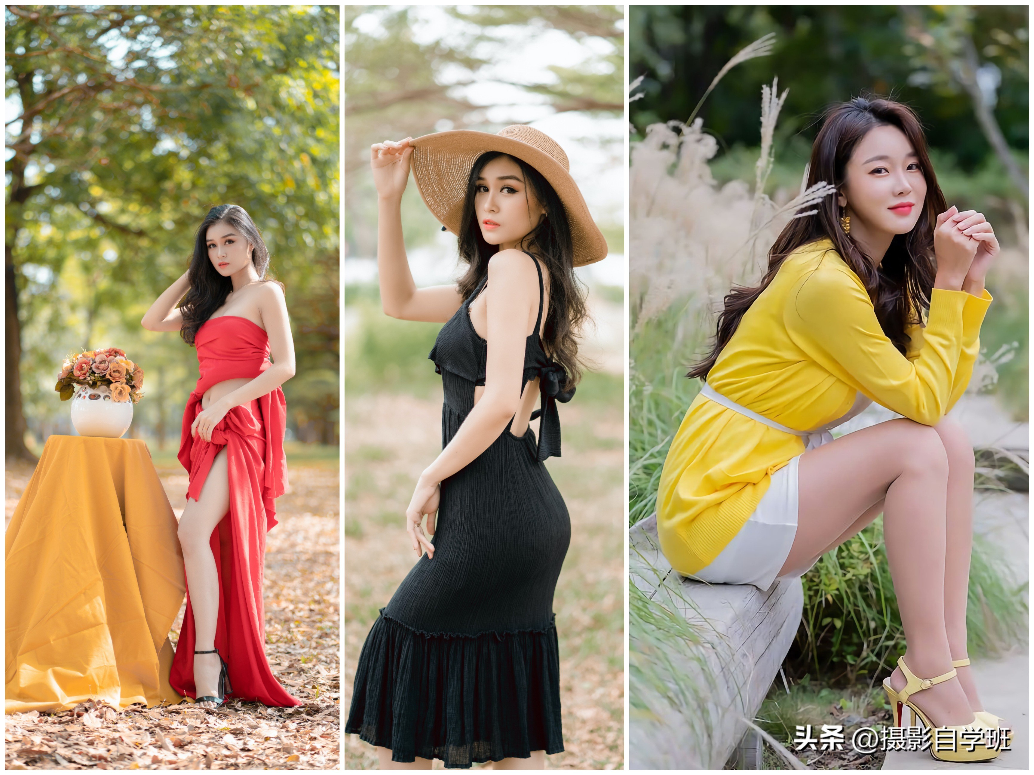 人像拍摄最美摆姿及摄影技巧,人像摄影摆姿思路