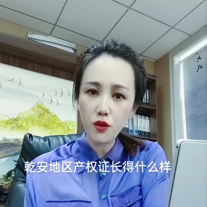 乾安地区产权证的样子，选择的时候要严格核查好，希望一个...