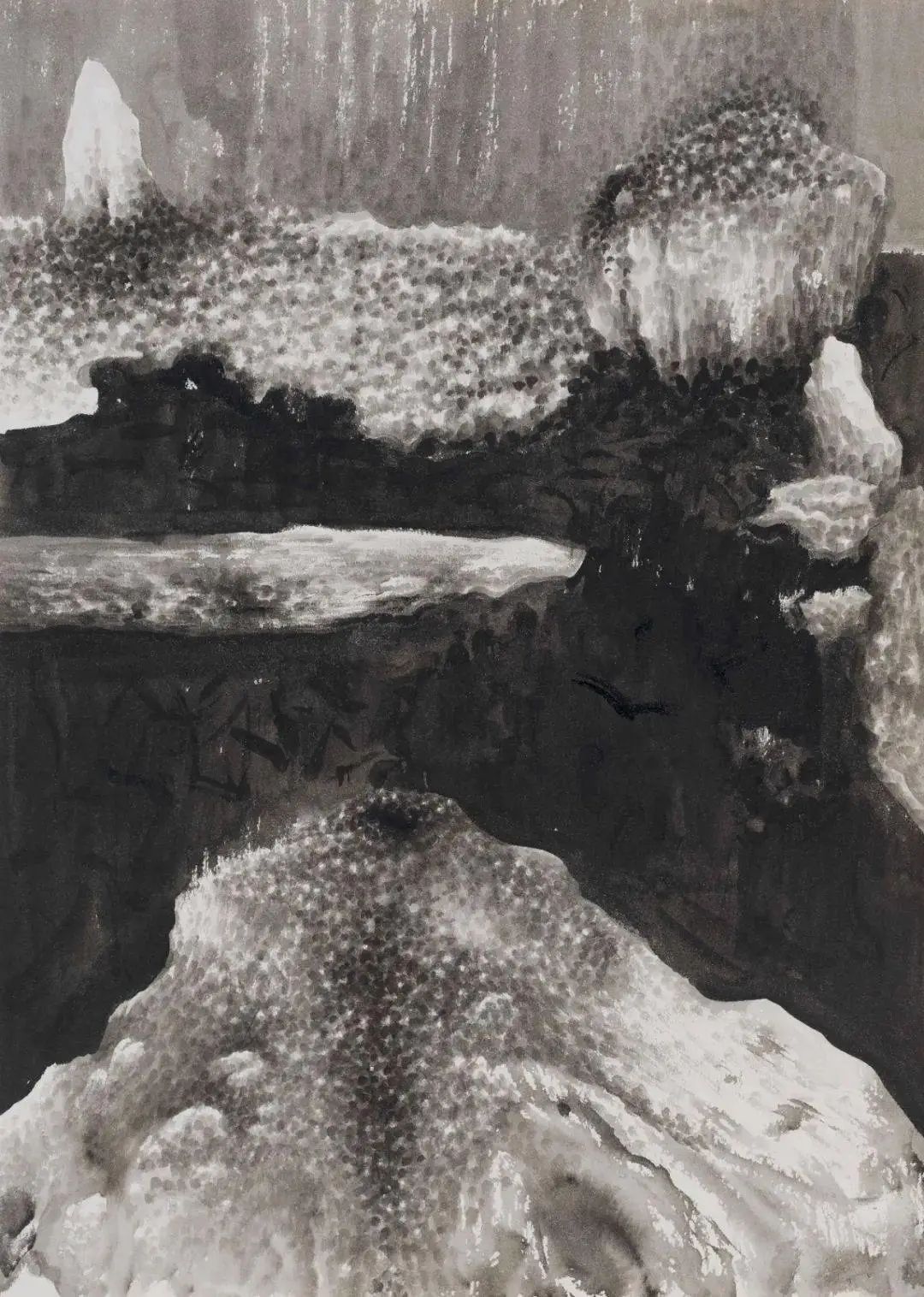 严谨细致的书法,水墨气韵生动的线描