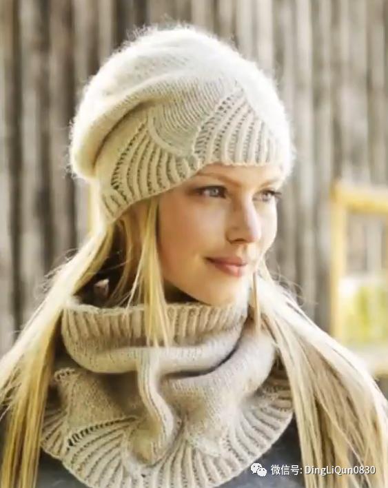 针织帽贝雷帽,针织时尚贝雷帽高级感