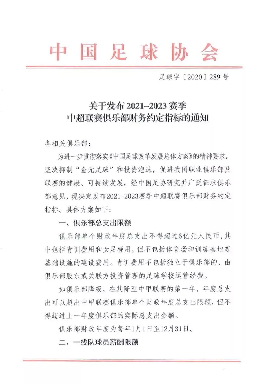 中国足球限薪政策解析,男足顶薪是多少钱