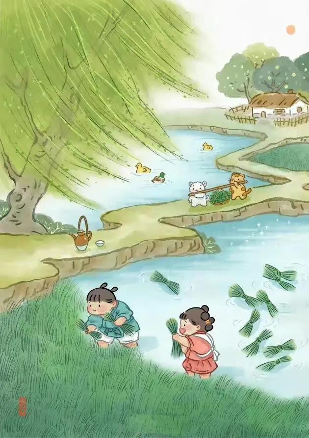 网友画的教材封面,网友画的小学教材插画对比图