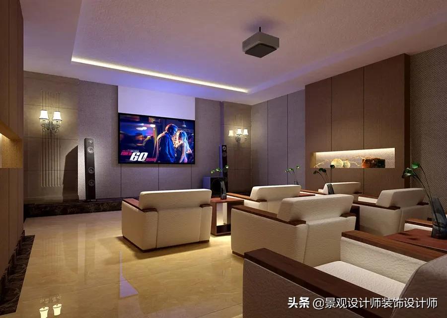 家庭影院ktv设计布局图,家庭ktv与家庭影院一体设计