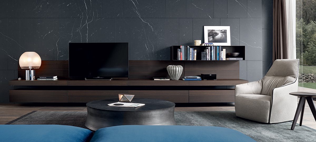 简单大气有设计感的电视柜,30款必看极简电视柜实景