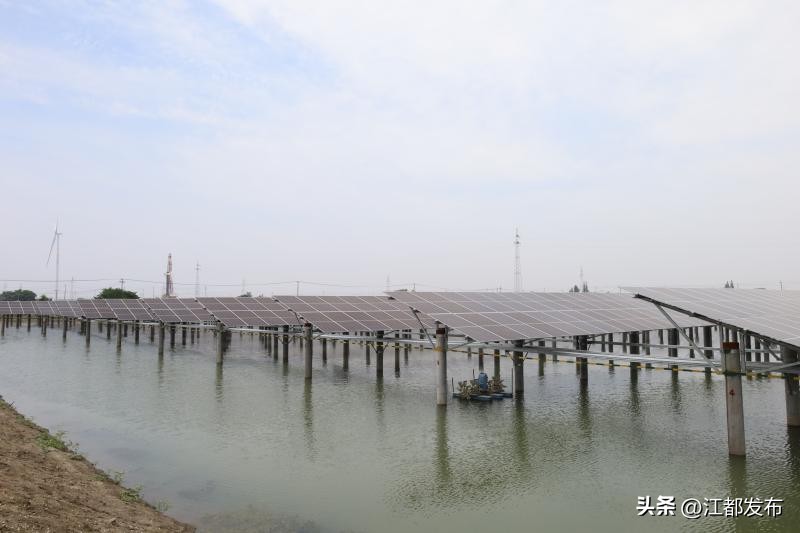 扬州太阳能光伏电站投资,江都区武坚镇渔光互补光伏