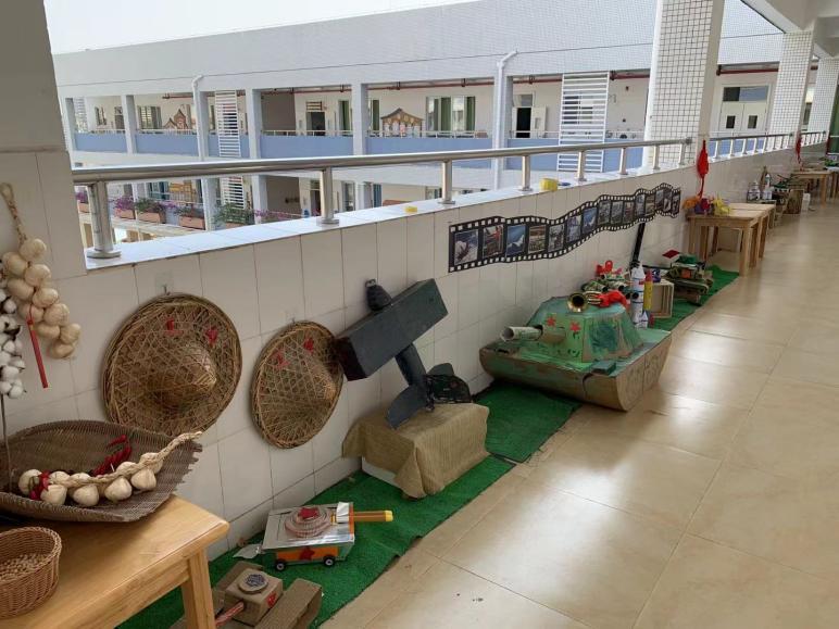 爱军幼儿园,爱国爱军主题环创幼儿园