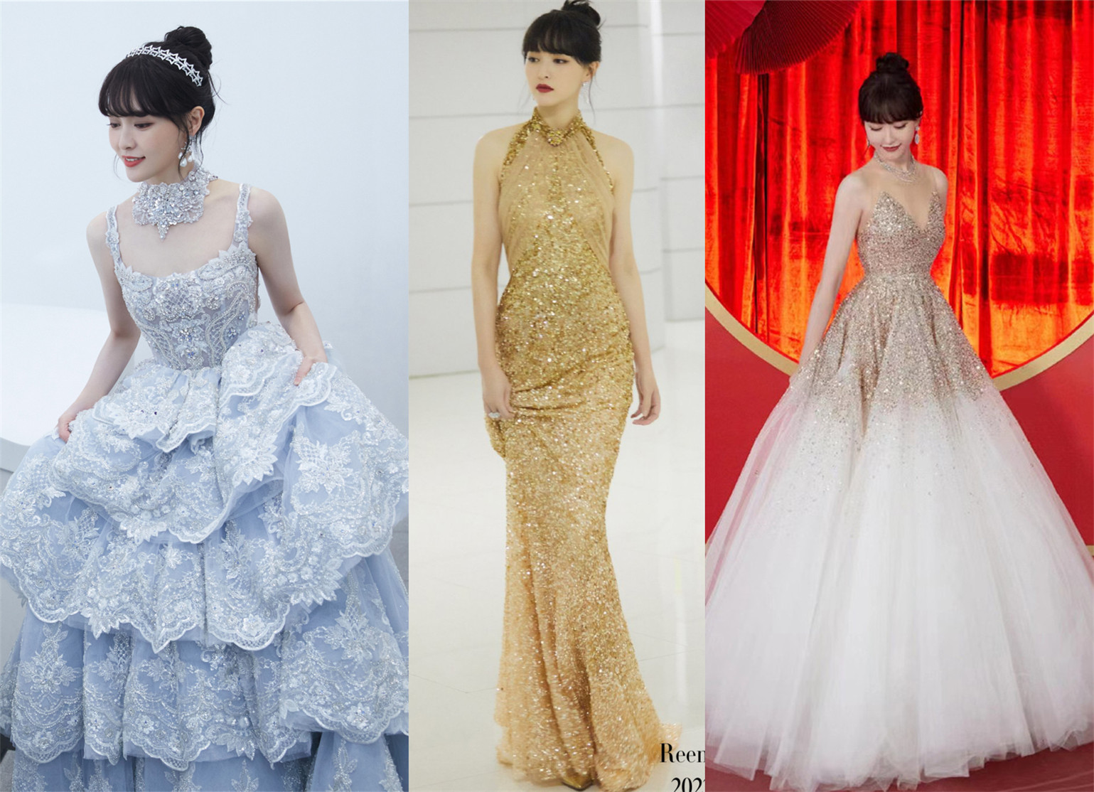 赵丽颖唐嫣穿搭风格,赵丽颖杨幂同款白色毛衣