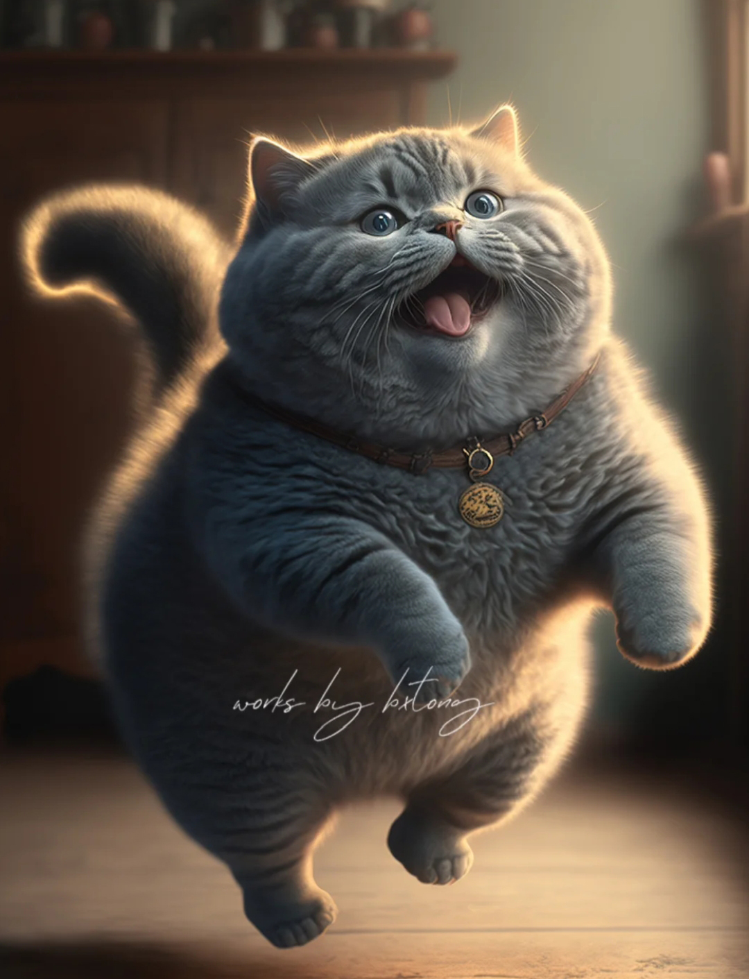 治愈橘猫壁纸图片,胖猫壁纸