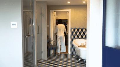 150平二手房改造效果,打通两套房变大平层