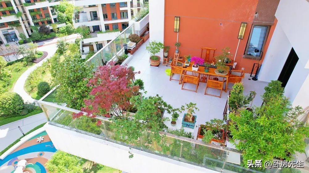 花语墅贵阳大露台展示,贵阳花语墅露台设计