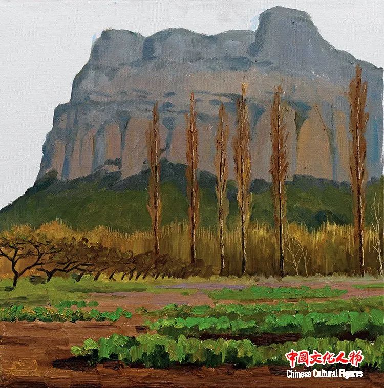 韩玉臣太行山写生油画水平,韩玉臣美术展