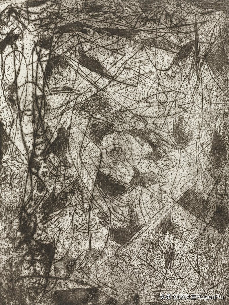 波洛克风格的滴流画,波洛克的画如何解读