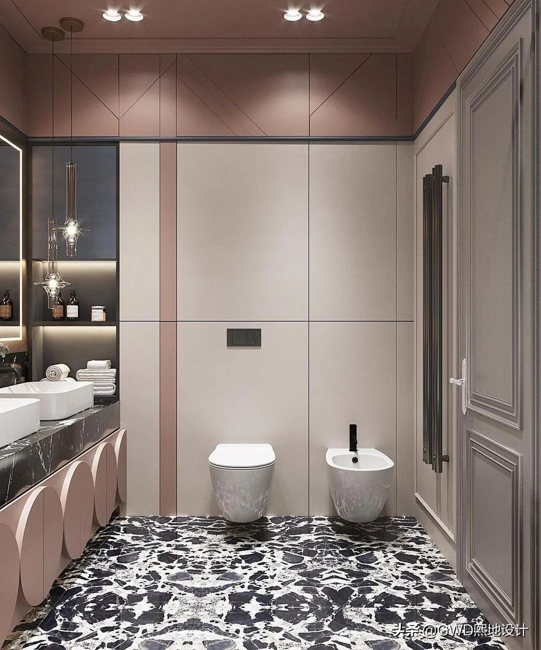 最美卫生间装修效果图,2021最火卫生间设计效果图