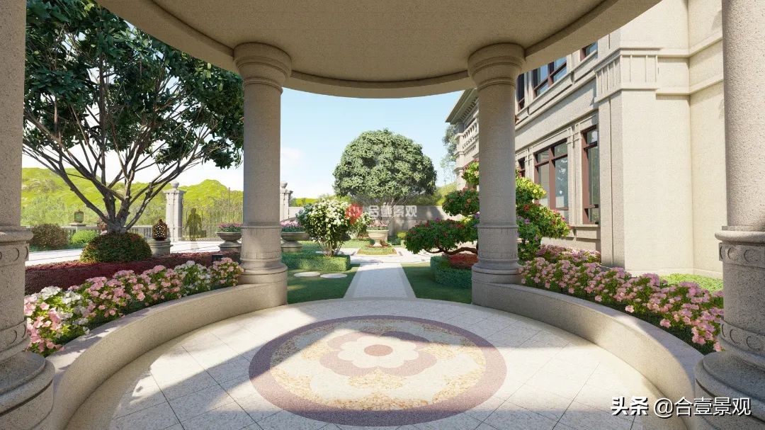 庭院设计带亭子,庭院设计木亭子