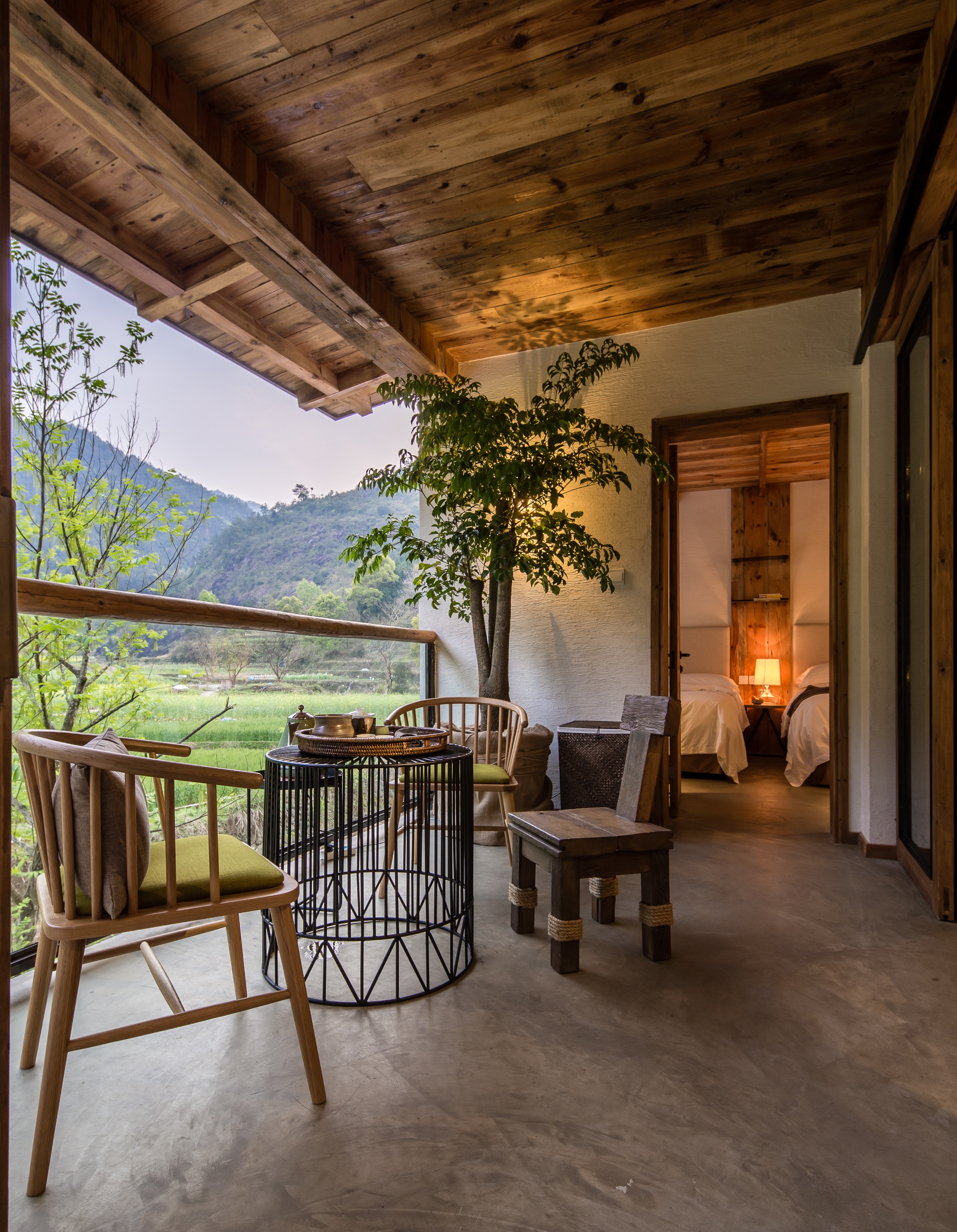 民宿酒店走廊过道设计效果图,民宿酒店家具设计