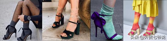 拖鞋和袜子一起穿着,拖鞋和袜子的颜色