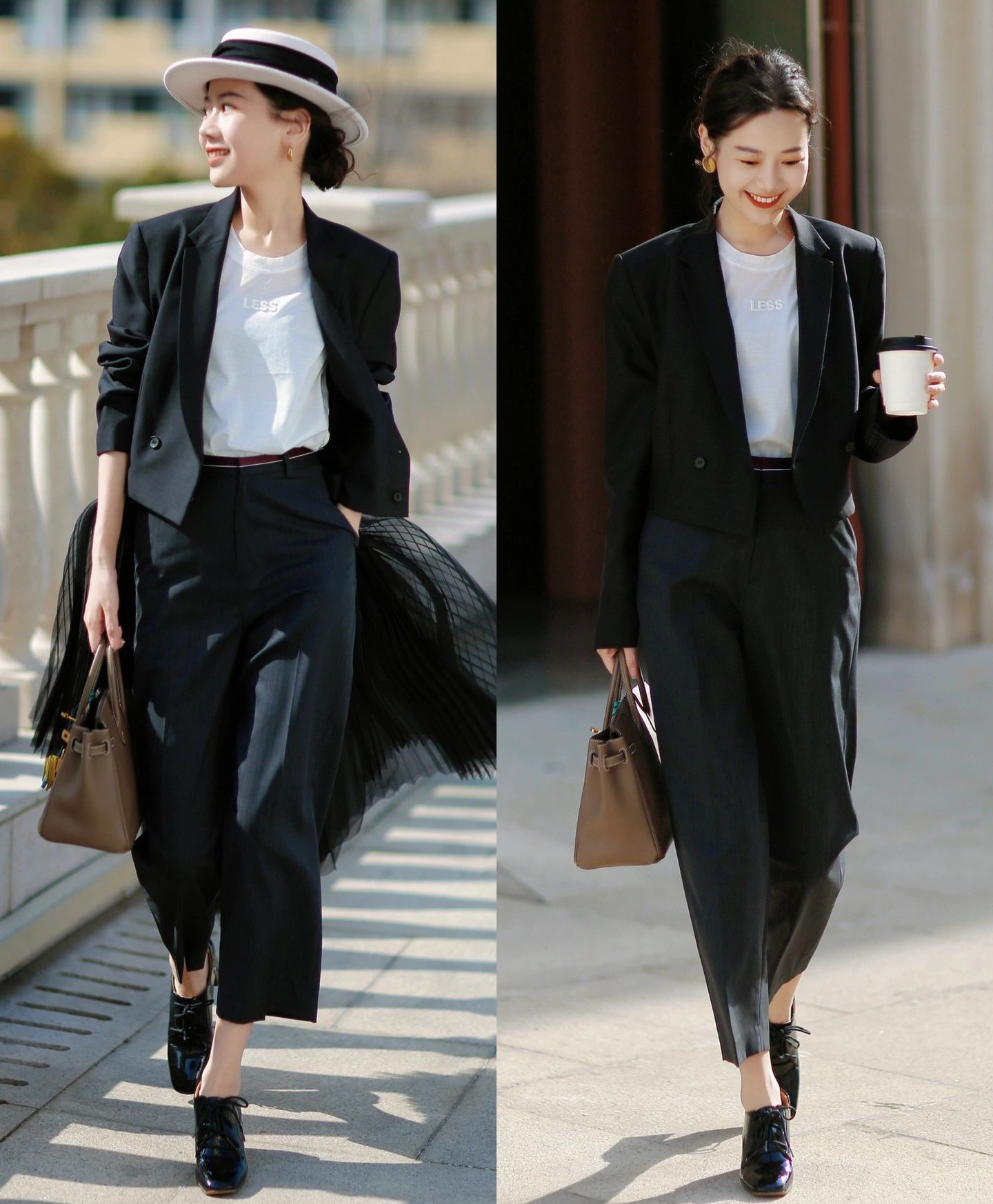 今年最流行的裤子显高显瘦,今年最火阔腿牛仔裤搭配鞋