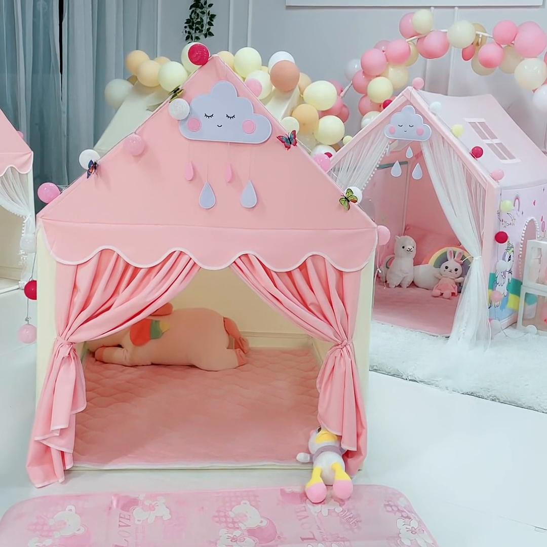 儿童帐篷室内游戏屋木制组合,儿童帐篷游戏屋10岁两件套
