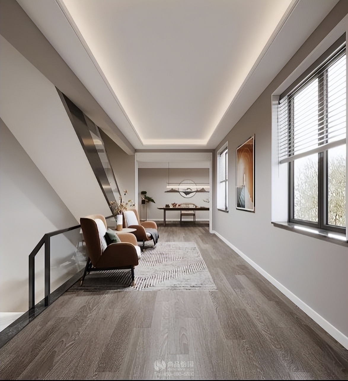 200平米日式原木风格,200平日式原木风