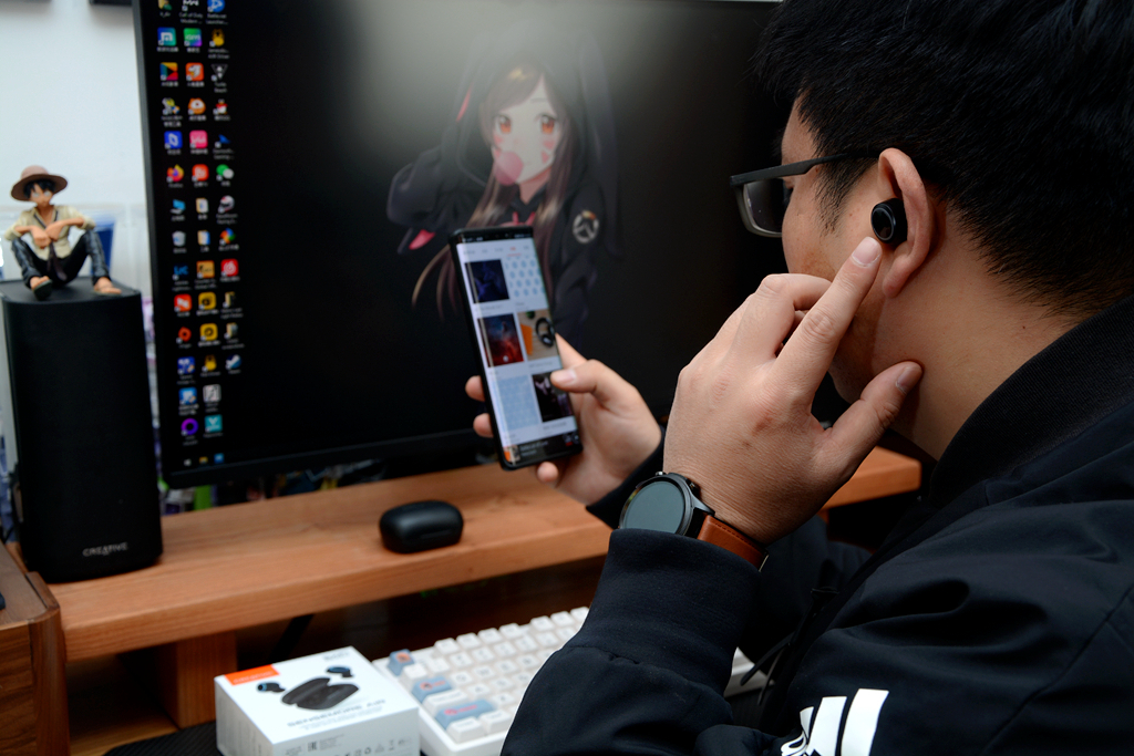 Qi无线充电、主动降噪，创新SensemoreAir真无线蓝牙耳机体验