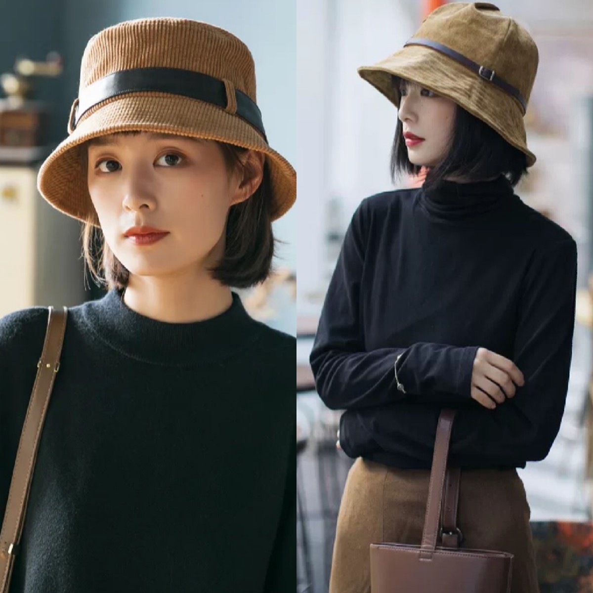 一年四季都可以戴的渔夫帽,渔夫帽真的谁戴都好看