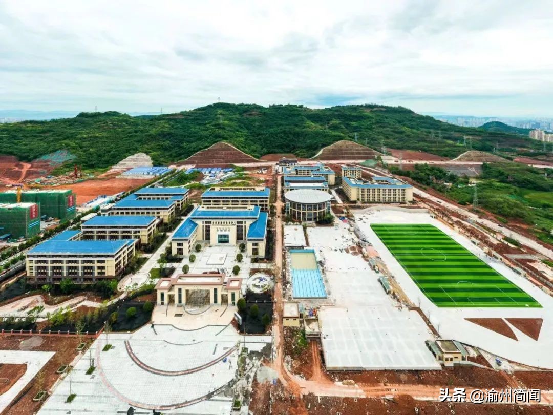 江津中学滨江校区耗资几个亿,江津滨江新城中学最新进展