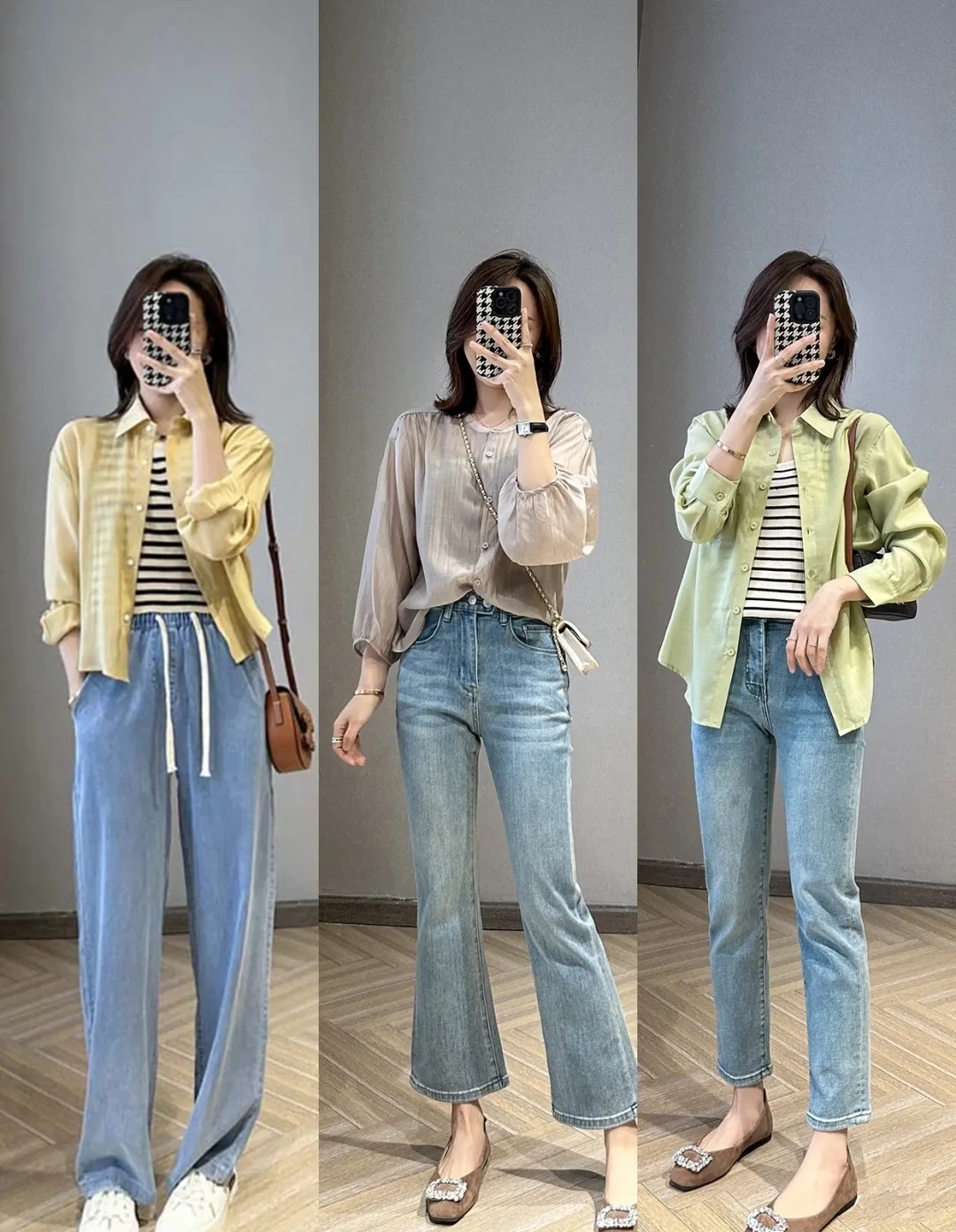 看了这些穿搭示范，才知道一条普通牛仔裤，中年人穿也这么时髦！