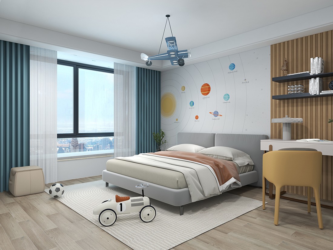 天洋儿童窗帘《纯熙》上市|缤纷色彩,点亮童趣