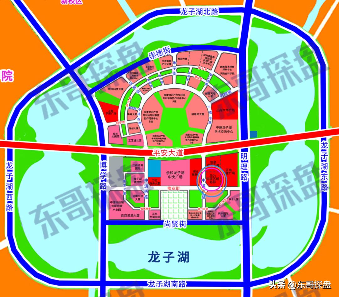 郑州华为中原总部最新进展,华为在郑州东区拿地做什么