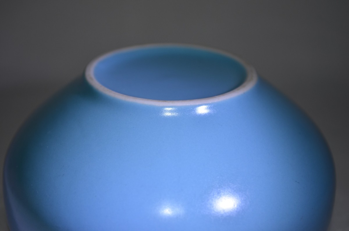 康熙民窑五彩瓷器松石绿釉特征,乾隆松石绿釉