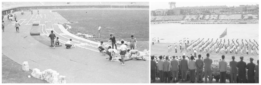 天津五大道民园广场,天津兴安路足球场