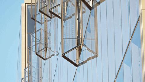 绿色环保建筑外墙,新型材料外立面