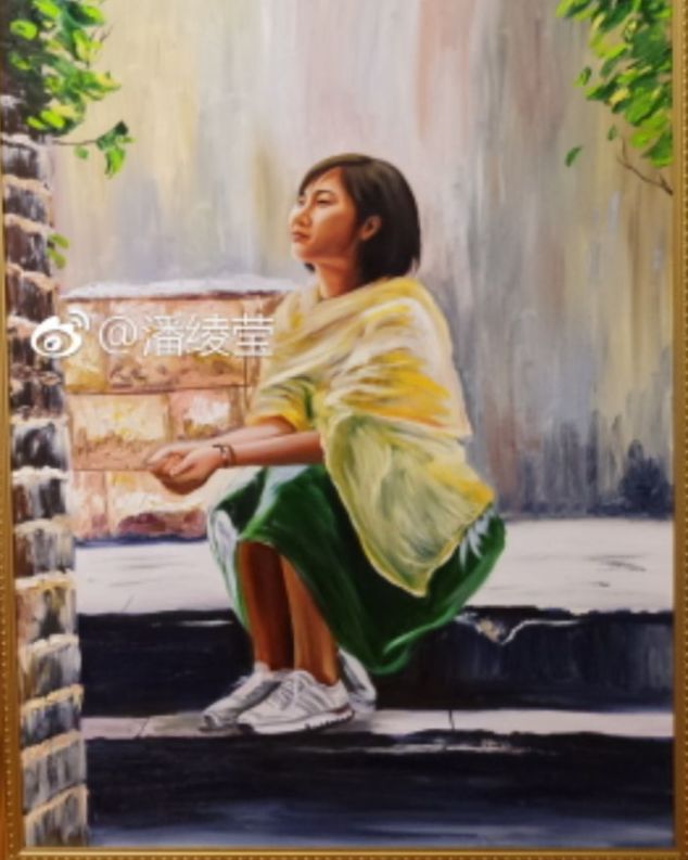 美女卖画赚钱月入10万,画家月入10w