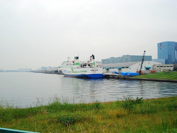 日本唐人街游玩,日本横滨山下公园风景