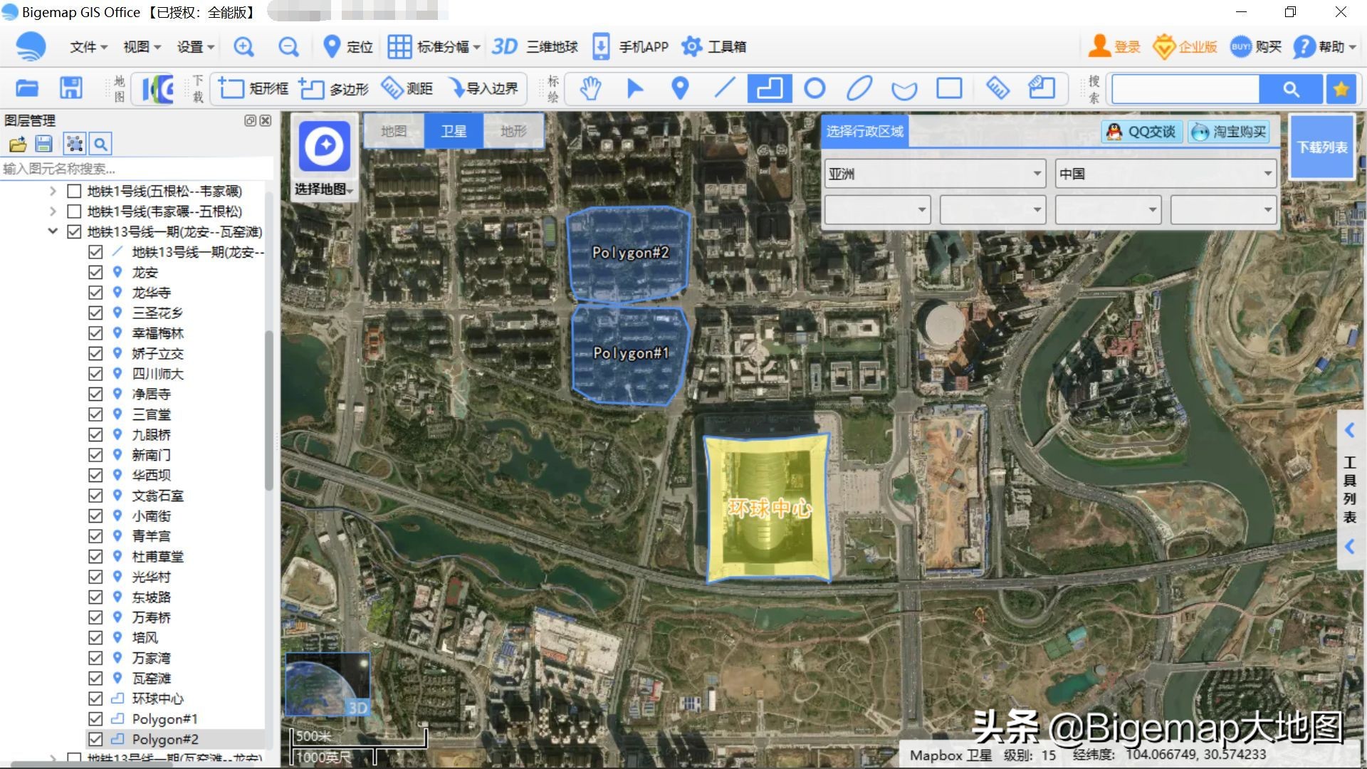地图标绘技术,想找一个可绘制线路的地图