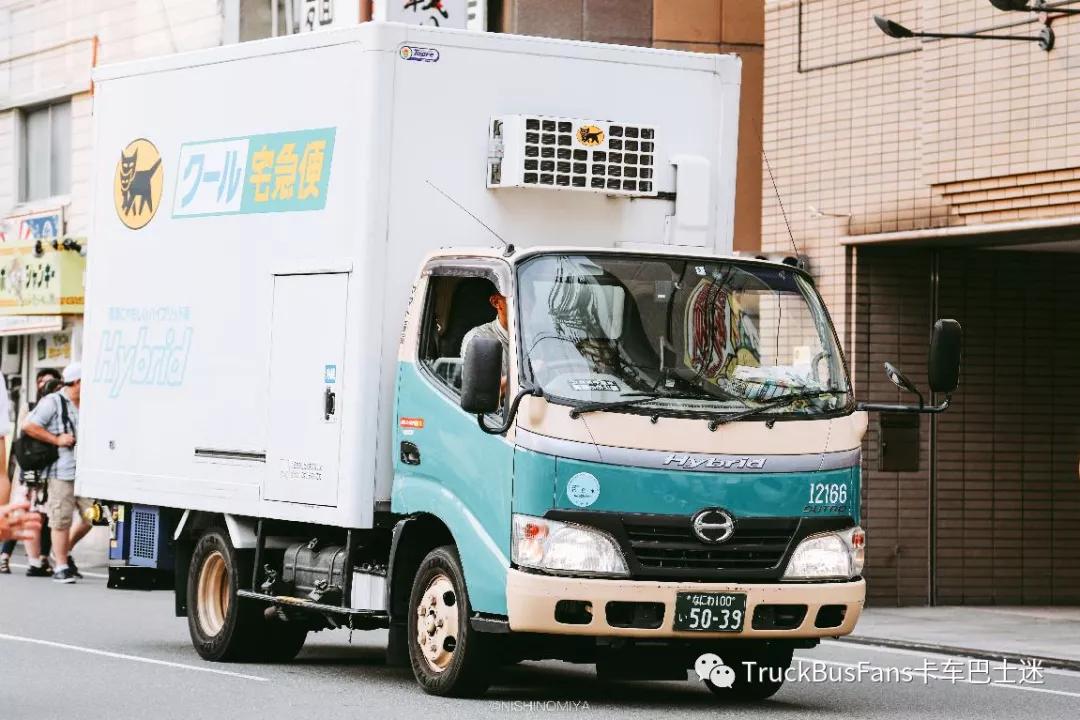 日本卡车是这样拍的,日本街头小型卡车